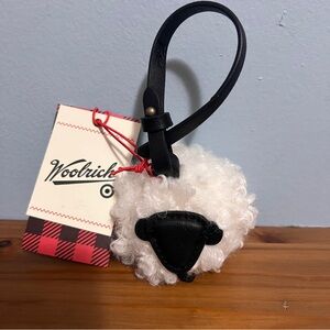 Woolrich x Target  White and Black Sheep Bag Charm